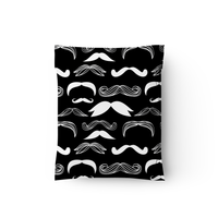 10x13 Stylish Mustache Poly Mailers – Shipping Bags for Small Business