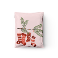 10x13 Christmas Stockings Poly Mailers – Shipping Bags for Small Business