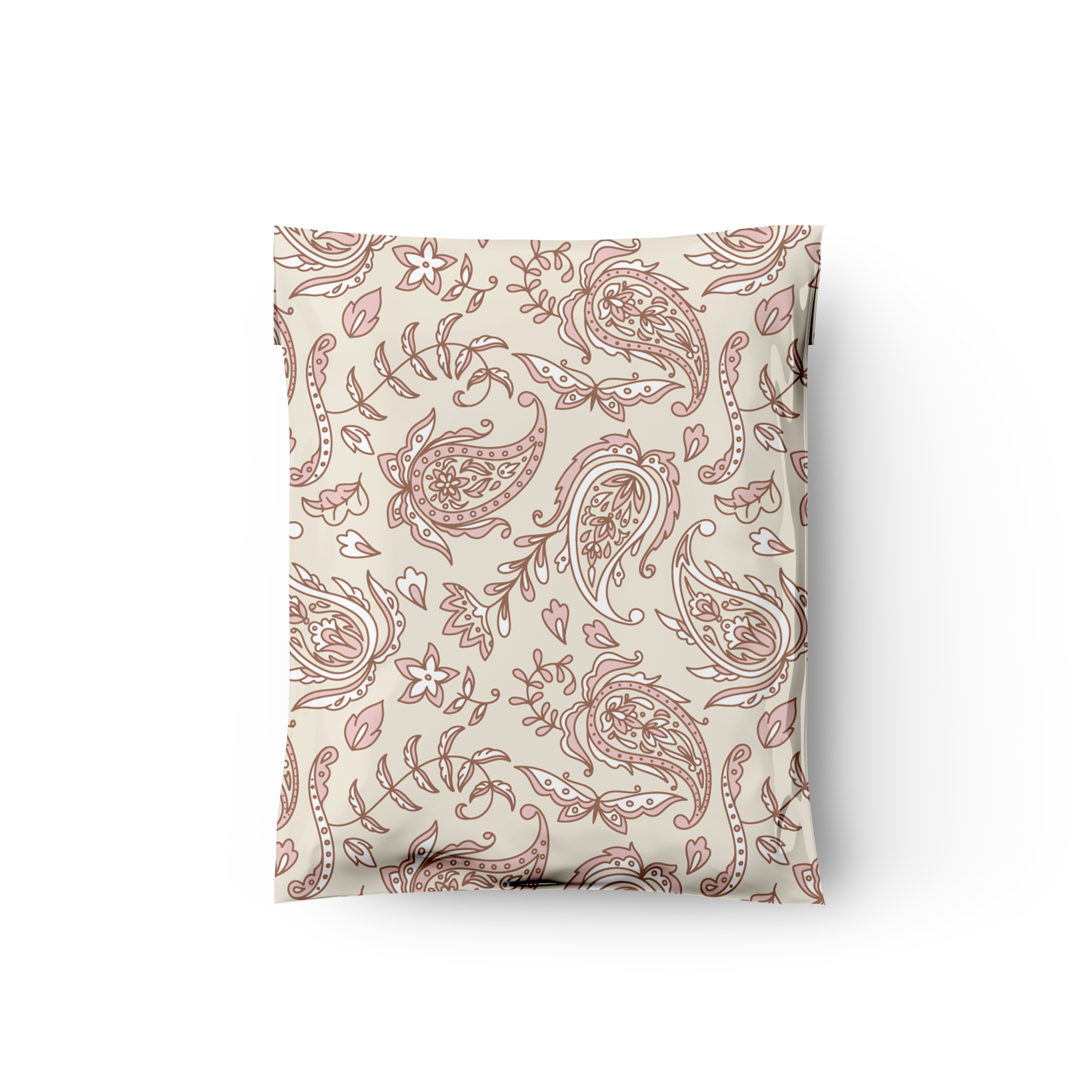 10x13 Pink Paisley Poly Mailers – Shipping Bags for Small Business