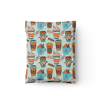 10x13 Christmas Coffees Poly Mailers – Shipping Bags for Small Business