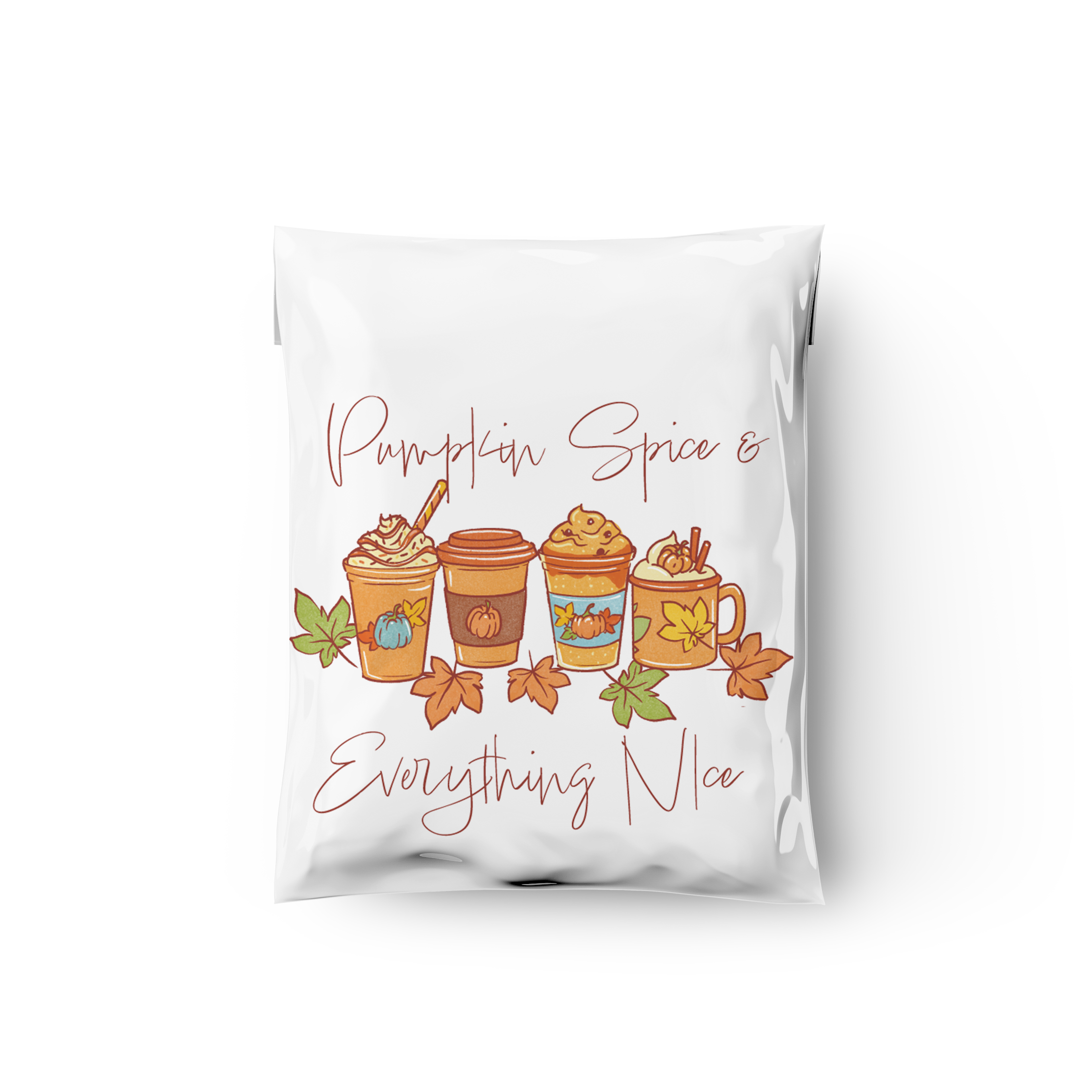 10x13 Thanks a Latte Poly Mailers – Shipping Bags for Small Business