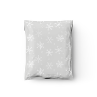 12x15 Winter Snowflake Poly Mailers – Shipping Bags for Small Business