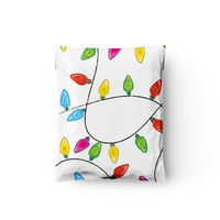 10x13 Christmas Lights Poly Mailers – Shipping Bags for Small Business