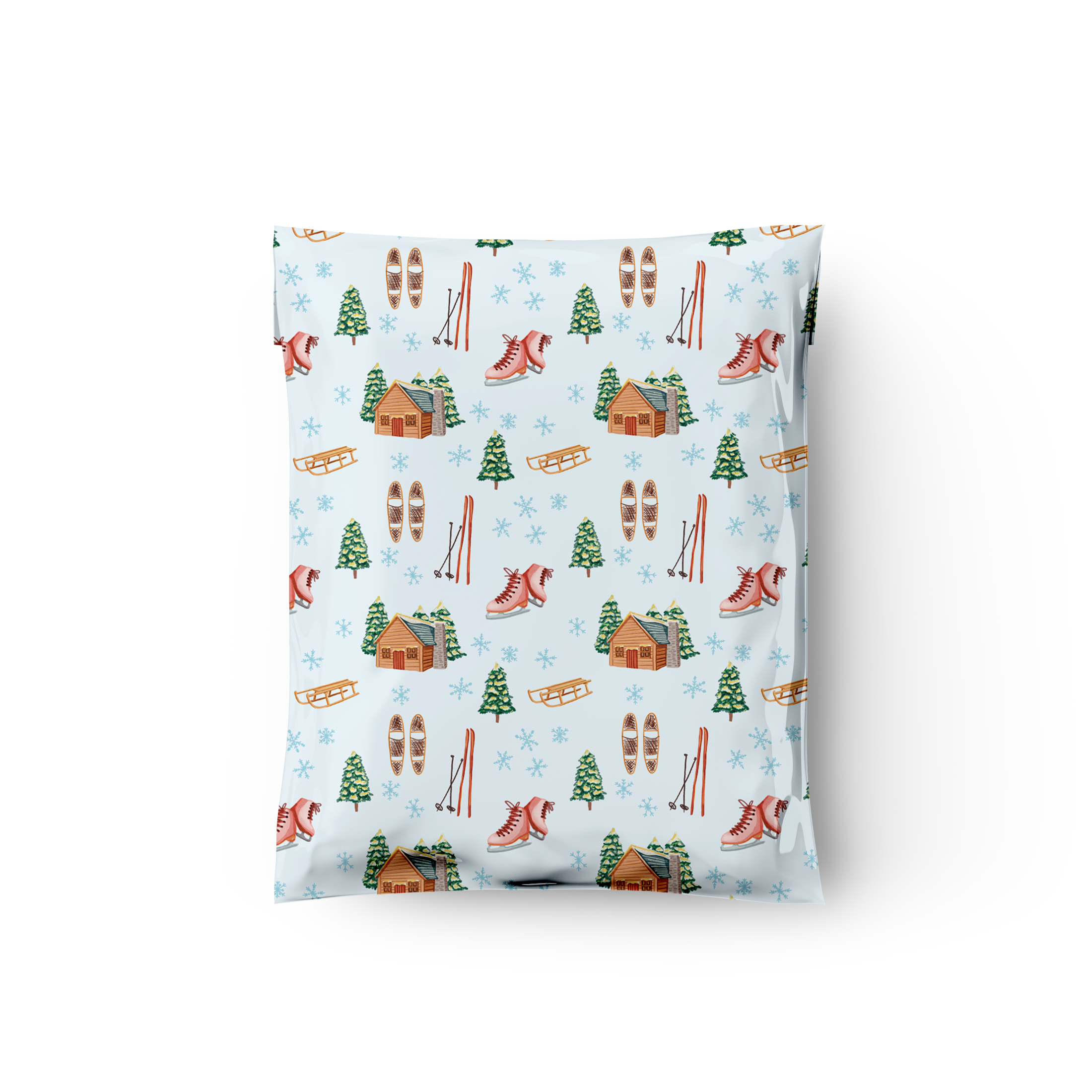 10x13 Snow Day Poly Mailers – Shipping Bags for Small Business