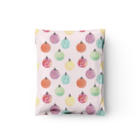 10x13 Christmas Baubles Poly Mailers – Shipping Bags for Small Business