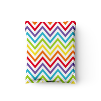 10x13 Rainbow Chevron Poly Mailers – Shipping Bags for Small Business