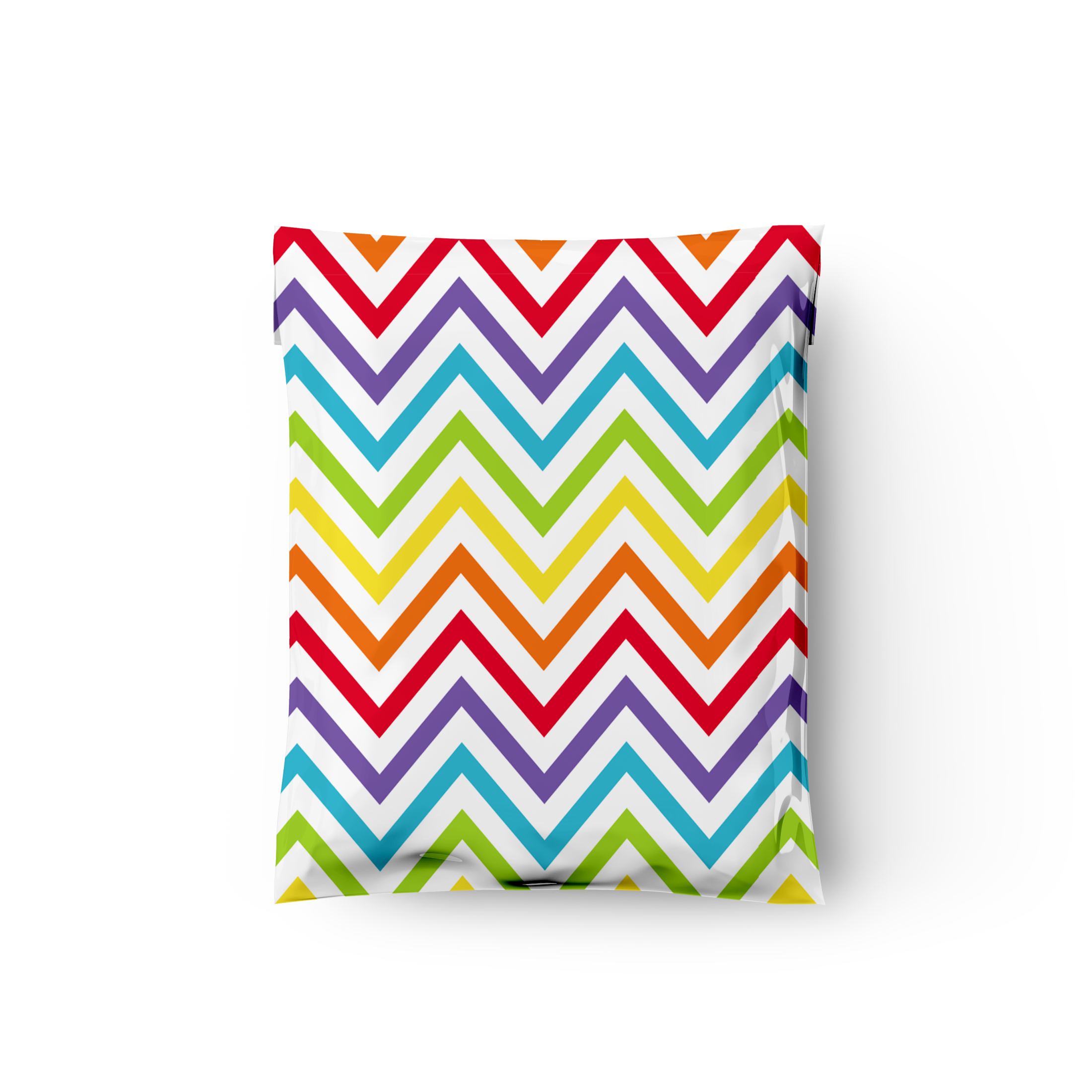10x13 Rainbow Chevron Poly Mailers – Shipping Bags for Small Business