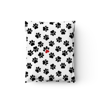 12x15 Paw Prints Poly Mailers – Shipping Bags for Small Business