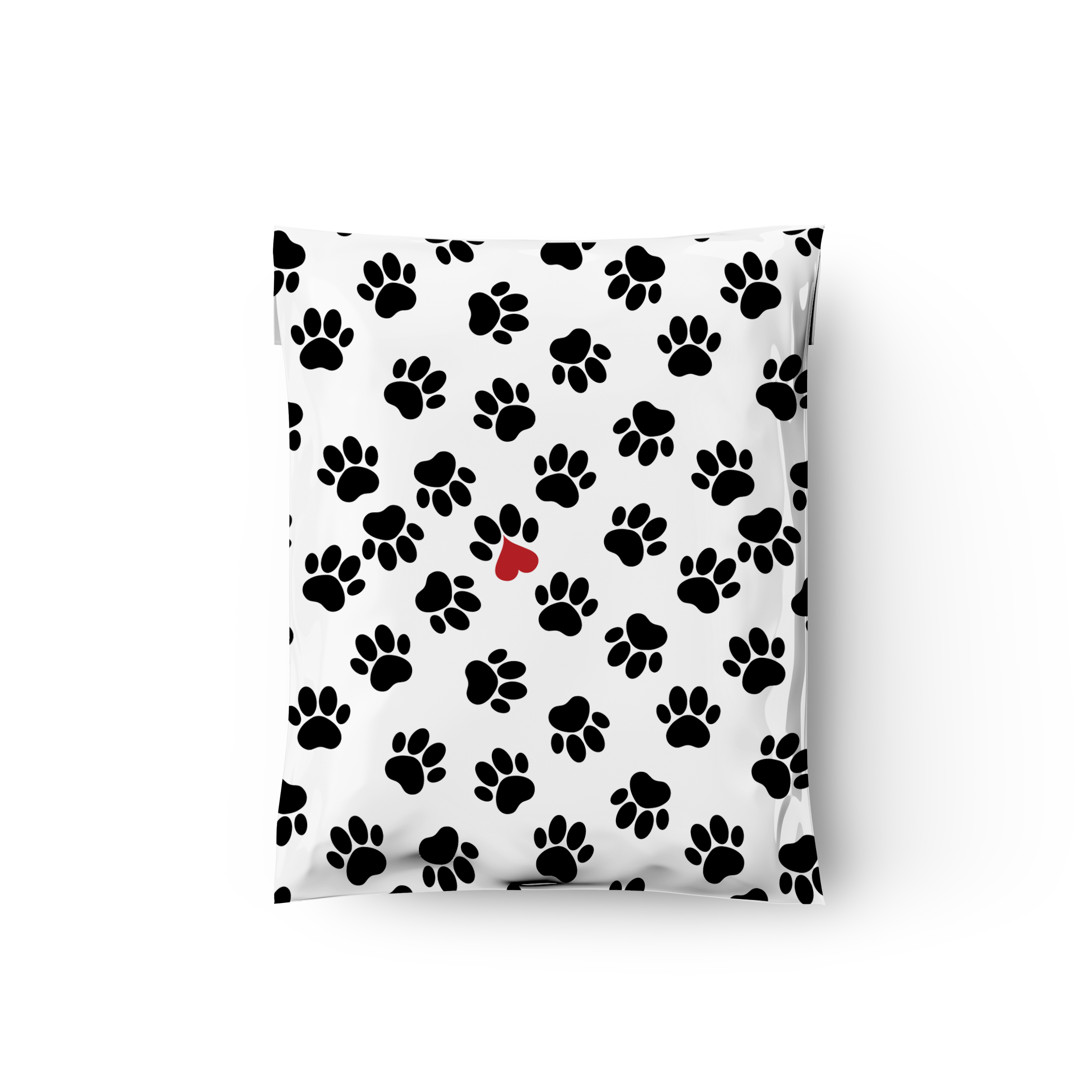 12x15 Paw Prints Poly Mailers – Shipping Bags for Small Business