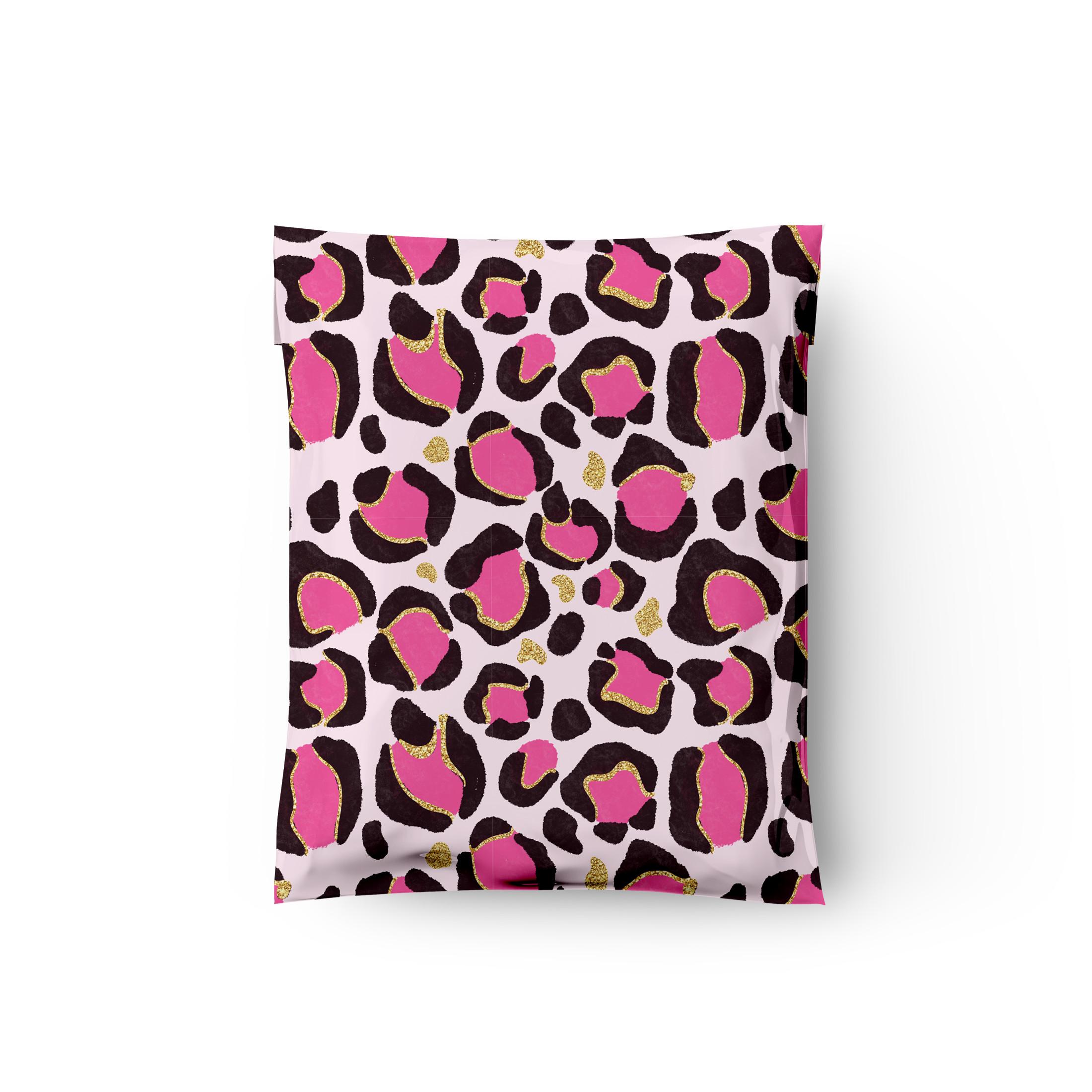10x13 Pink Leopard Print Poly Mailers – Shipping Bags for Small Business