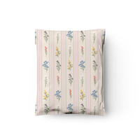 10x13 Striped Florals Poly Mailers – Shipping Bags for Small Business