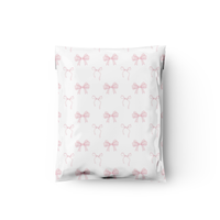 10x13 Pink Bows Poly Mailers – Shipping Bags for Small Business