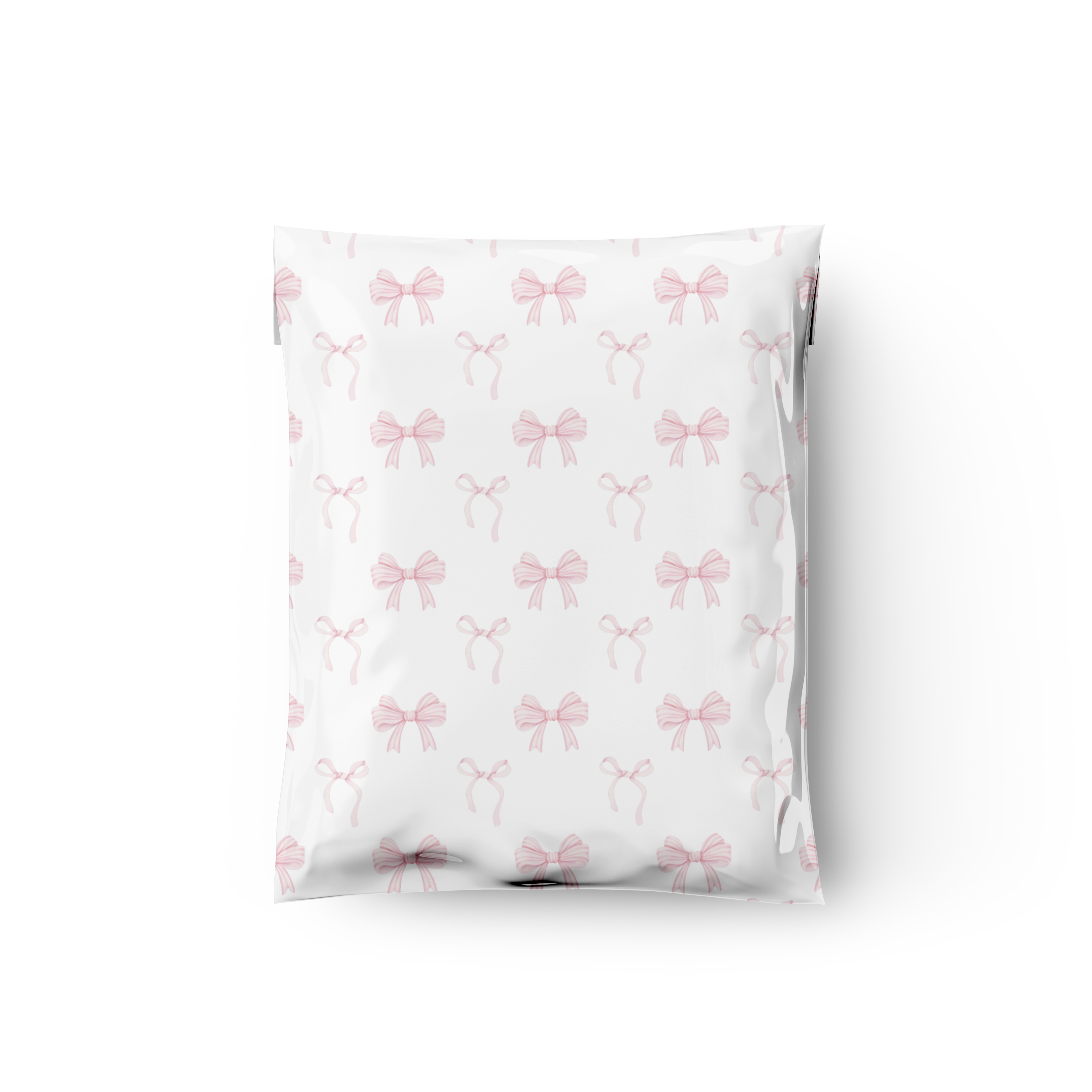 10x13 Pink Bows Poly Mailers – Shipping Bags for Small Business