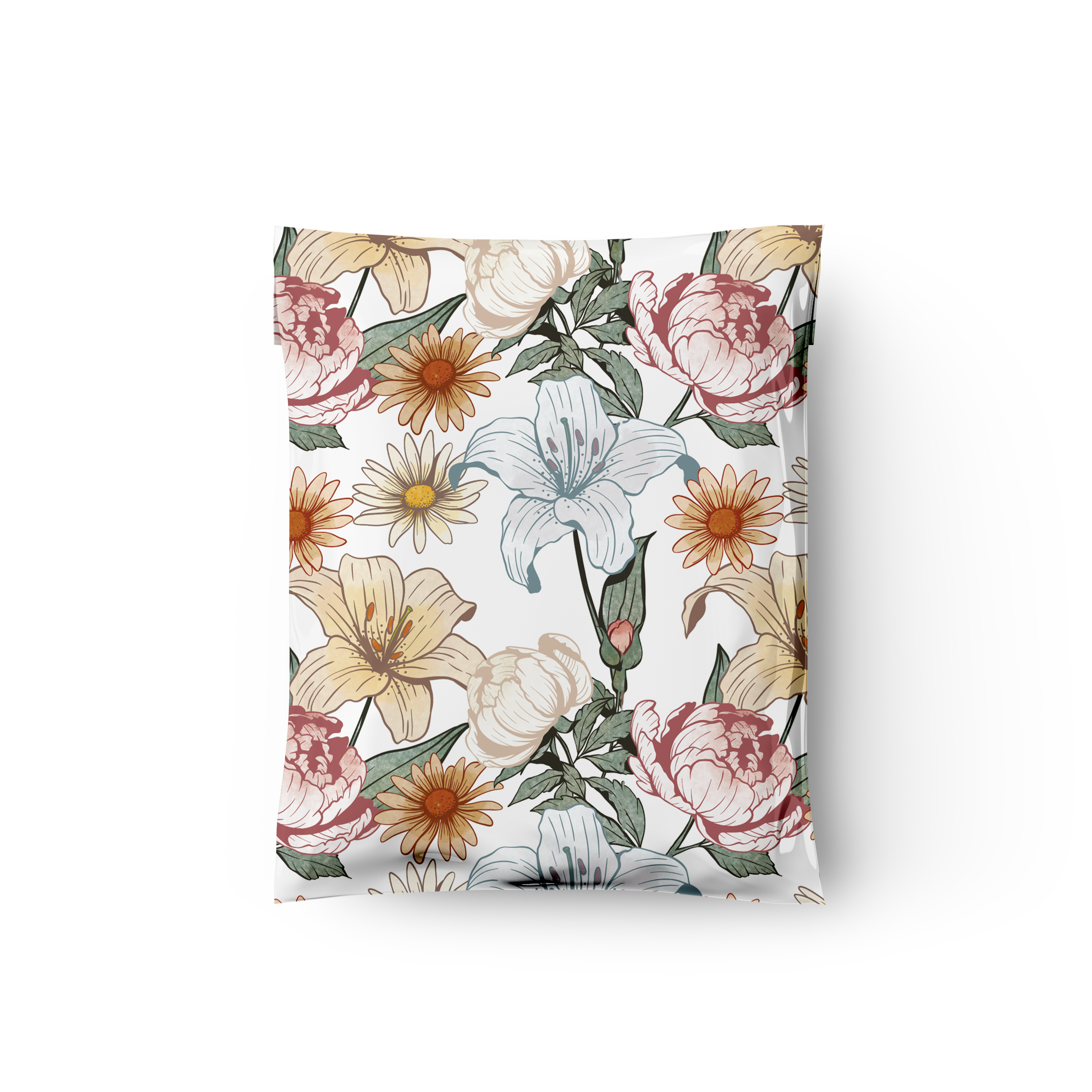 10x13 Vintage Floral Poly Mailers – Shipping Bags for Small Business