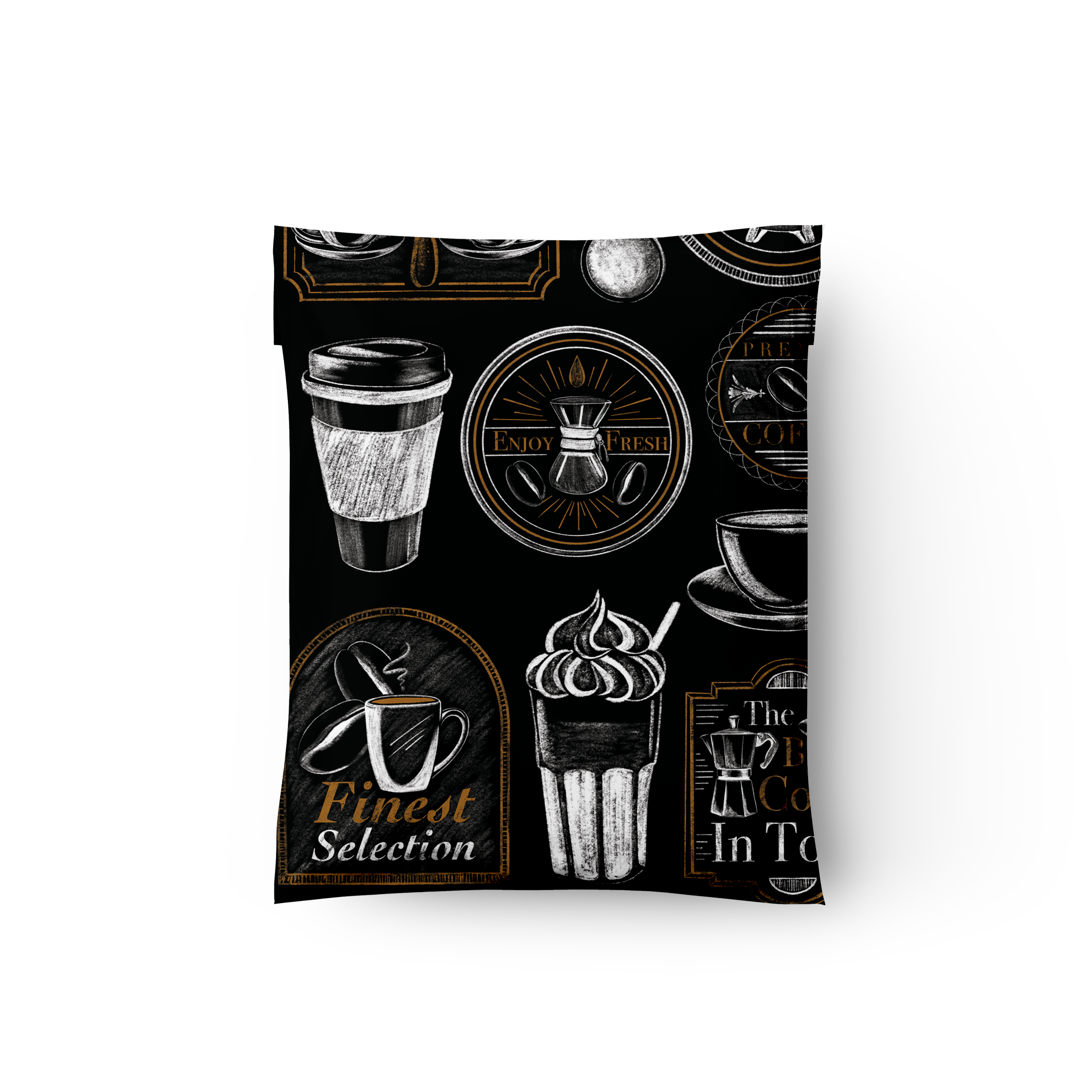10x13 Coffee Shop Poly Mailers – Shipping Bags for Small Business