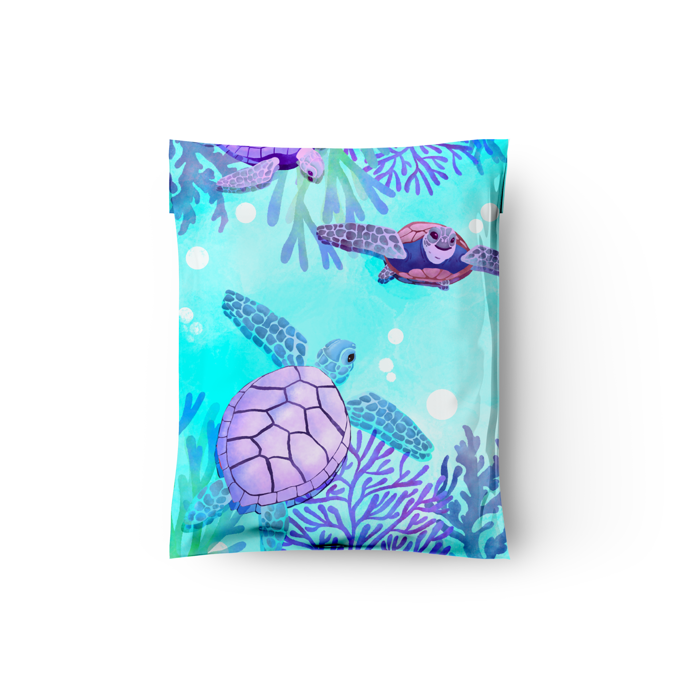 10x13 Sea Turtle Poly Mailers – Shipping Bags for Small Business