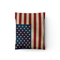 12x15 Rustic American Flag Poly Mailers – Shipping Bags for Small Business