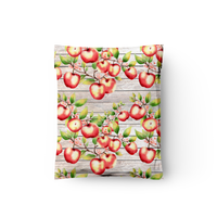 10x13 Apples and Blossoms Shipping Premium Printed Poly Mailers – Shipping Bags for Small Business