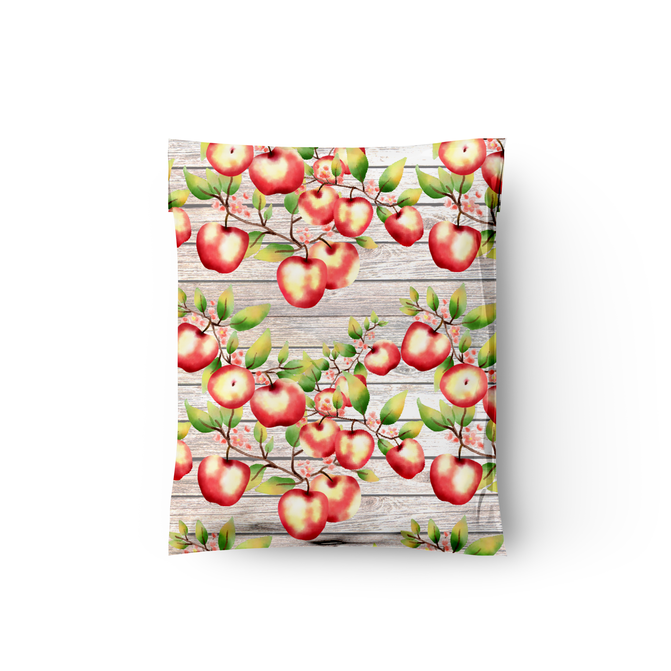 10x13 Apples and Blossoms Shipping Premium Printed Poly Mailers – Shipping Bags for Small Business