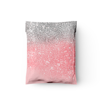 10x13 Pink Glitter Transition Poly Mailers – Shipping Bags for Small Business