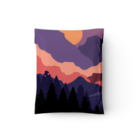 10x13 Mountain Sunset Poly Mailers – Shipping Bags for Small Business