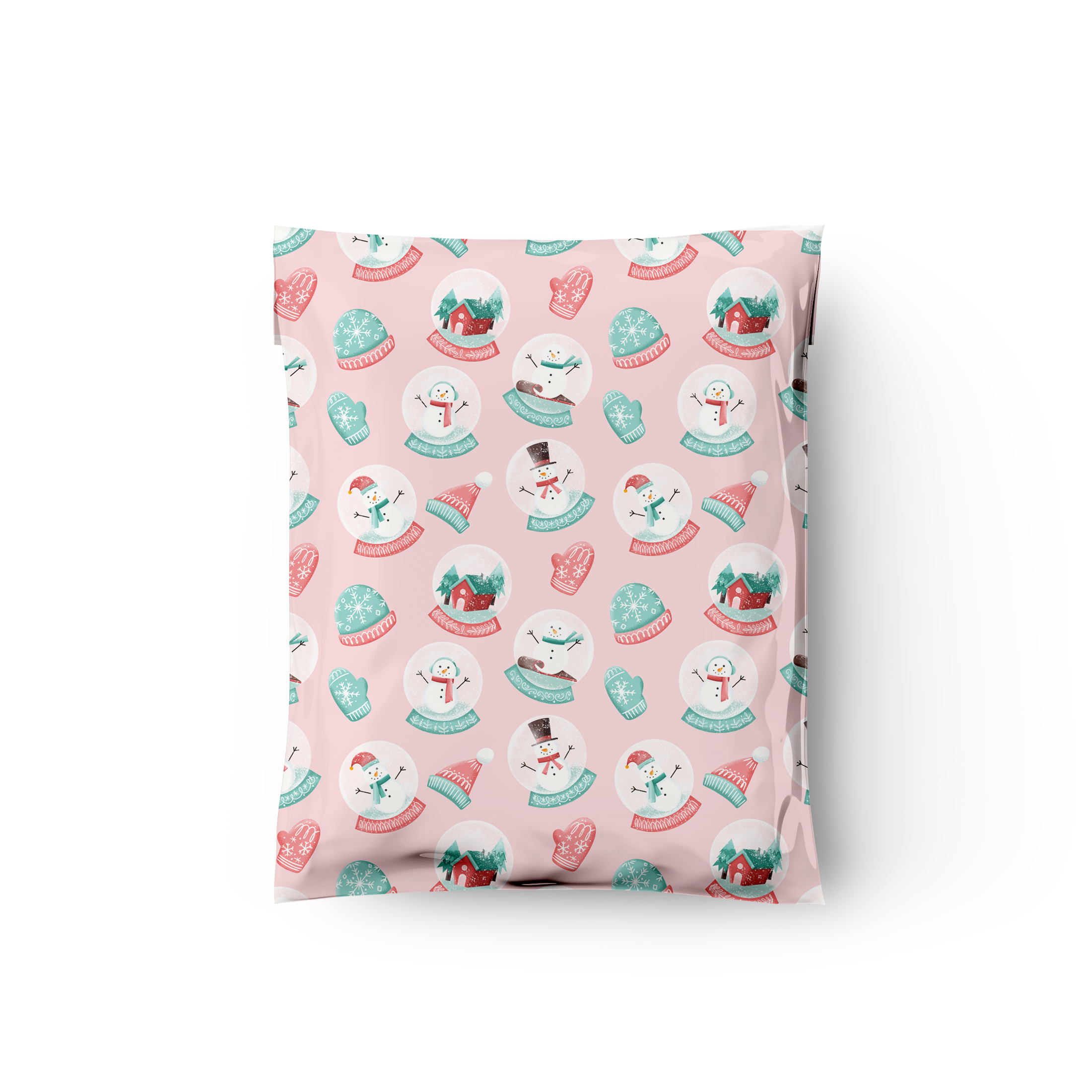 10x13 Snowglobes Poly Mailers – Shipping Bags for Small Business