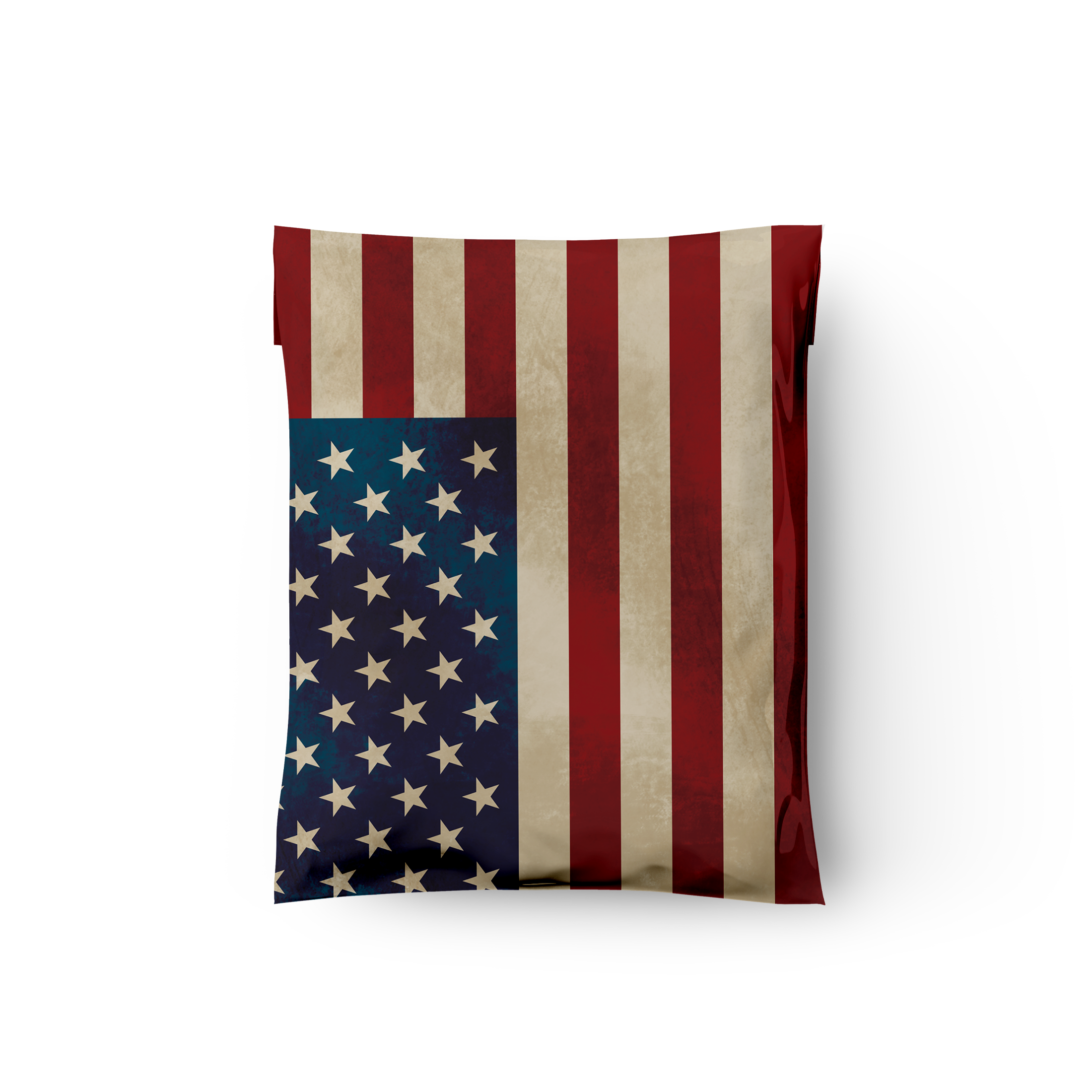 10x13 Rustic American Flag Poly Mailers – Shipping Bags for Small Business