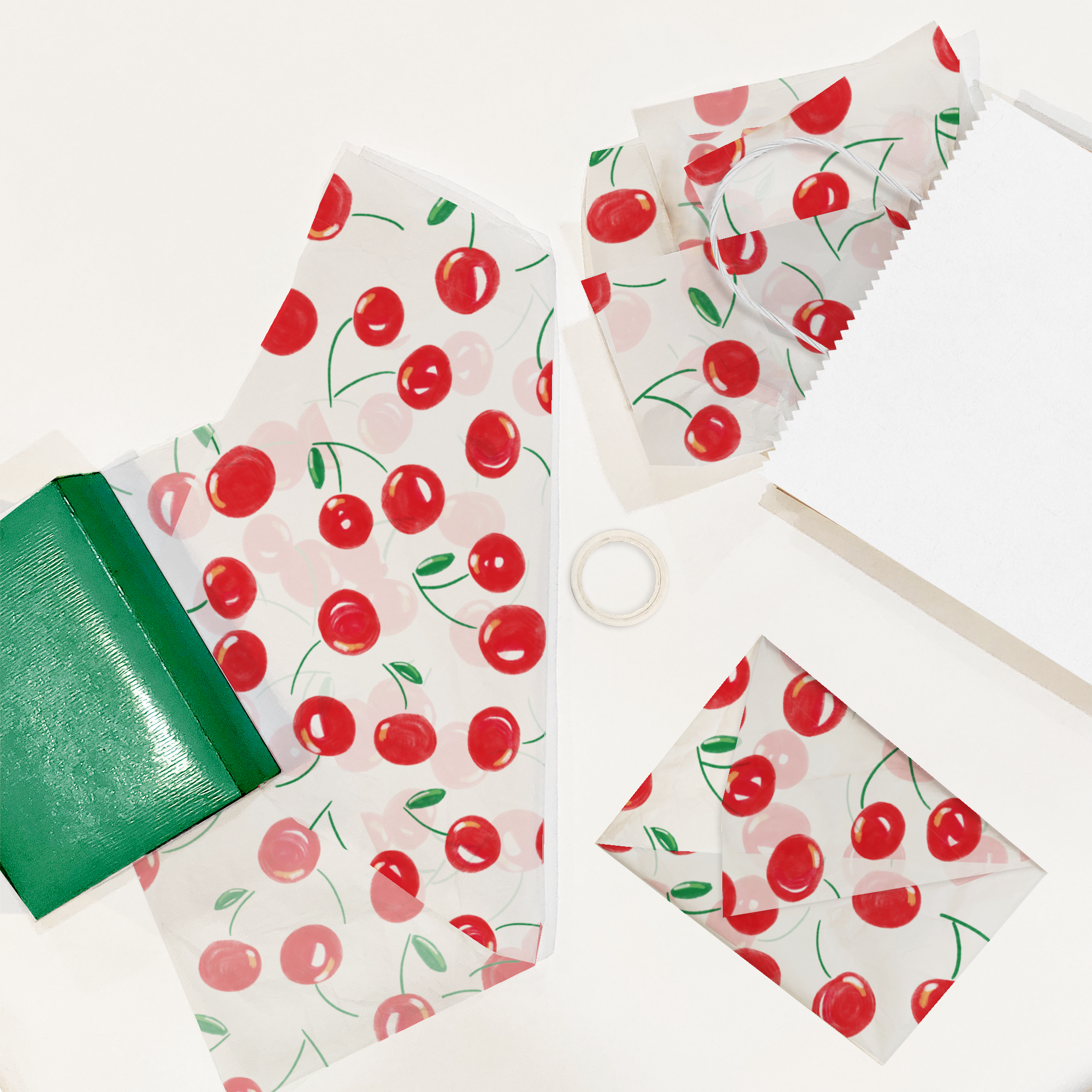 Cherries 20x30 Tissue Paper – Gift Wrapping & Boutique Packaging