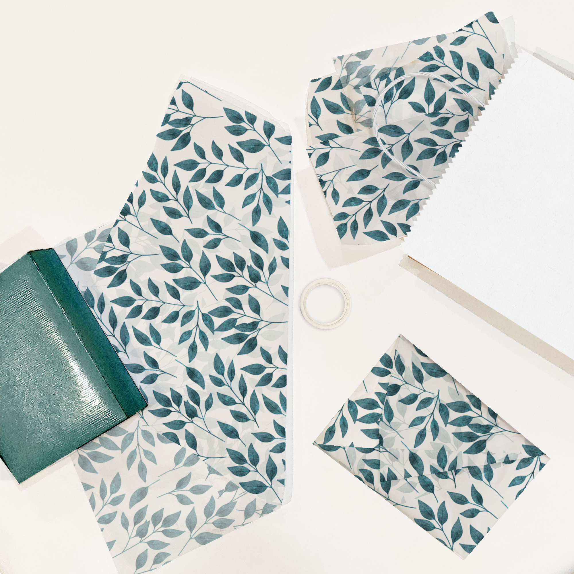 Teardrop Leaves 20x30 Tissue Paper – Gift Wrapping & Boutique Packaging