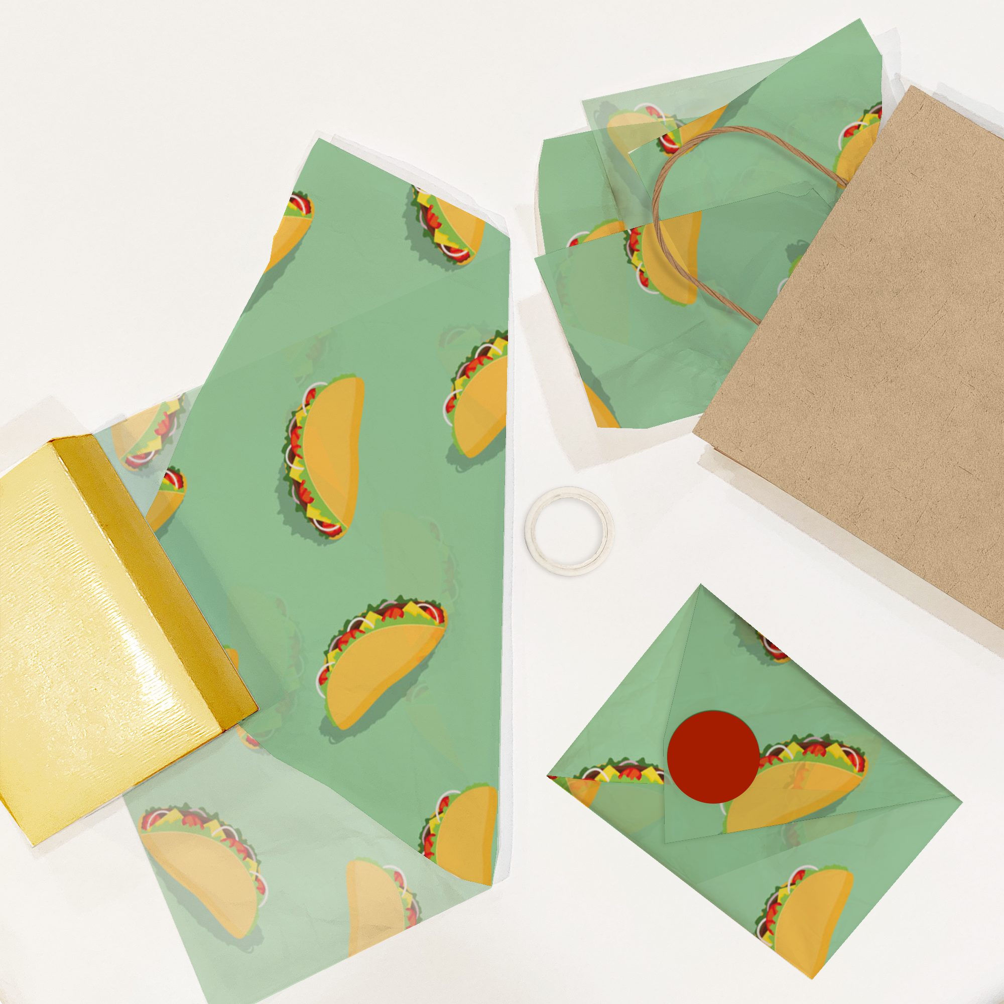 Tacos 20x30 Tissue Paper – Gift Wrapping & Boutique Packaging
