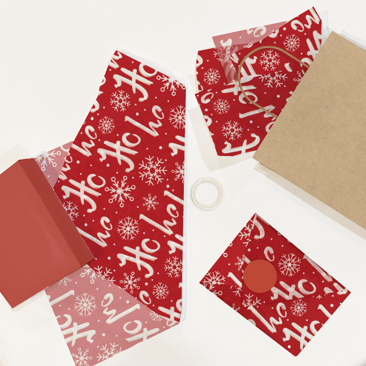 Ho Ho Ho 20x30 Tissue Paper – Gift Wrapping & Boutique Packaging