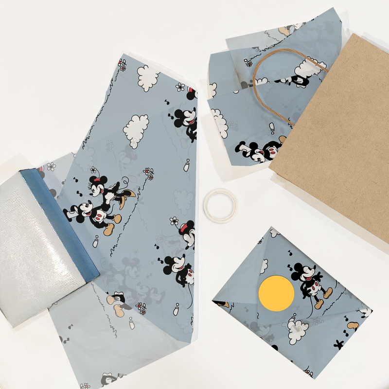 Vintage Mickey Tissue Paper For Gift Bags