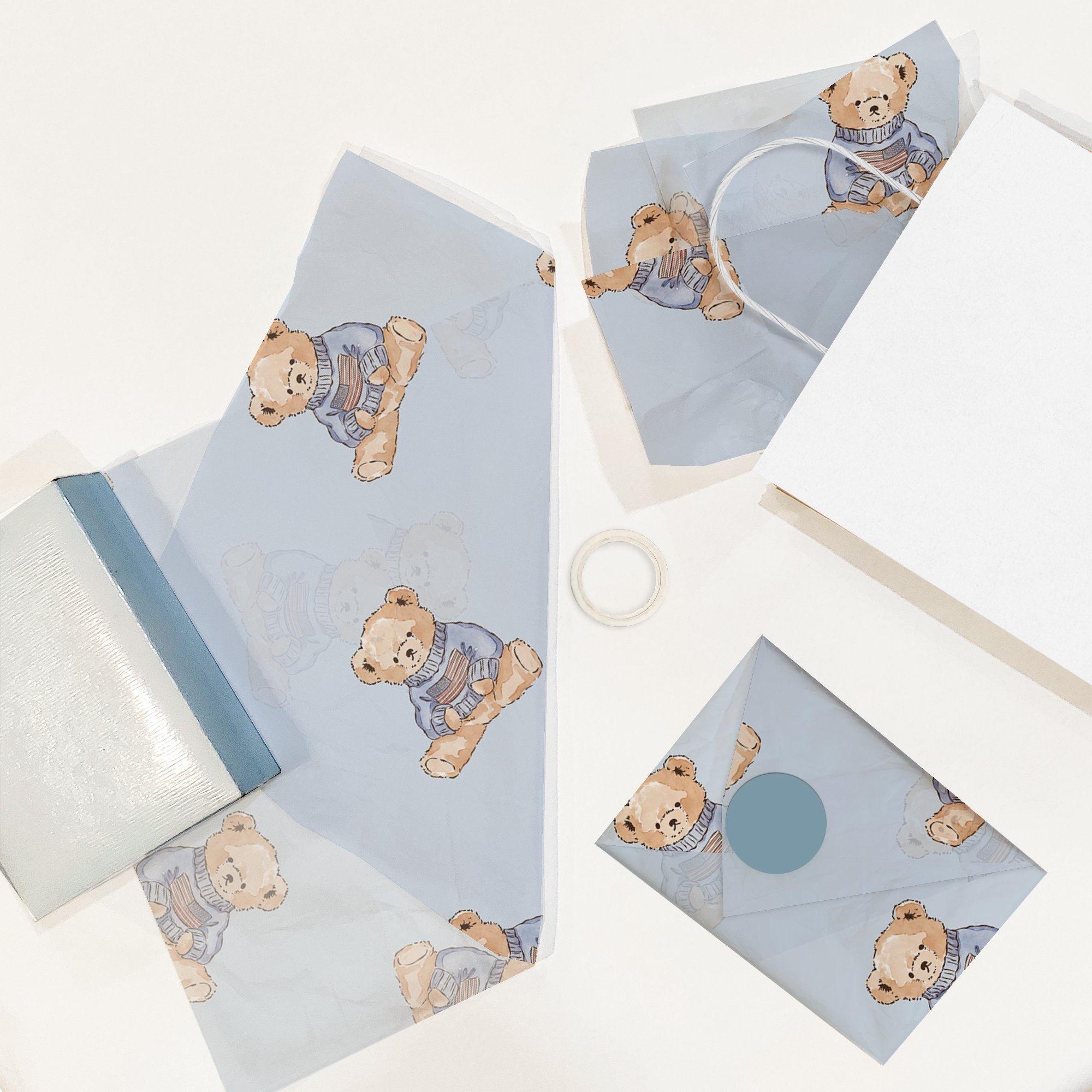 Bears 20x30 Tissue Paper – Gift Wrapping & Boutique Packaging