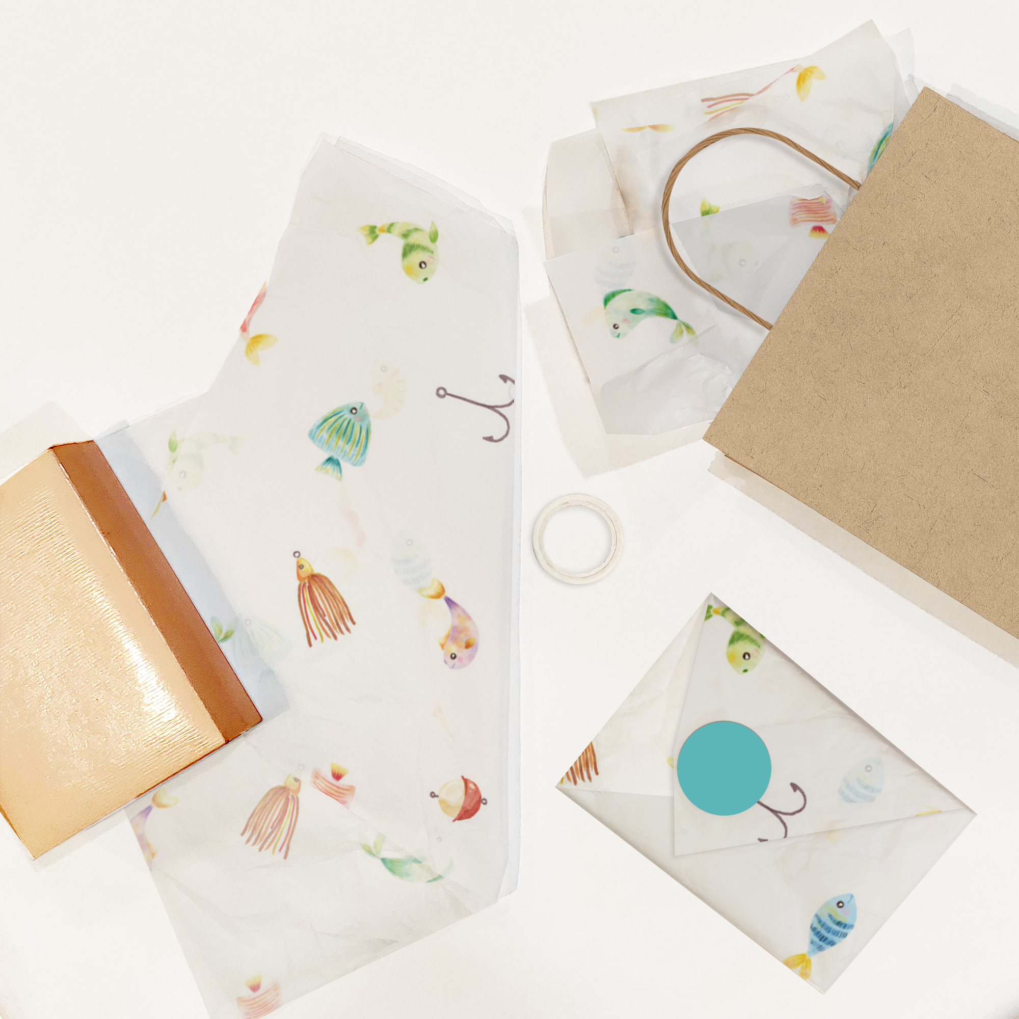 Fishing 20x30 Tissue Paper – Gift Wrapping & Boutique Packaging