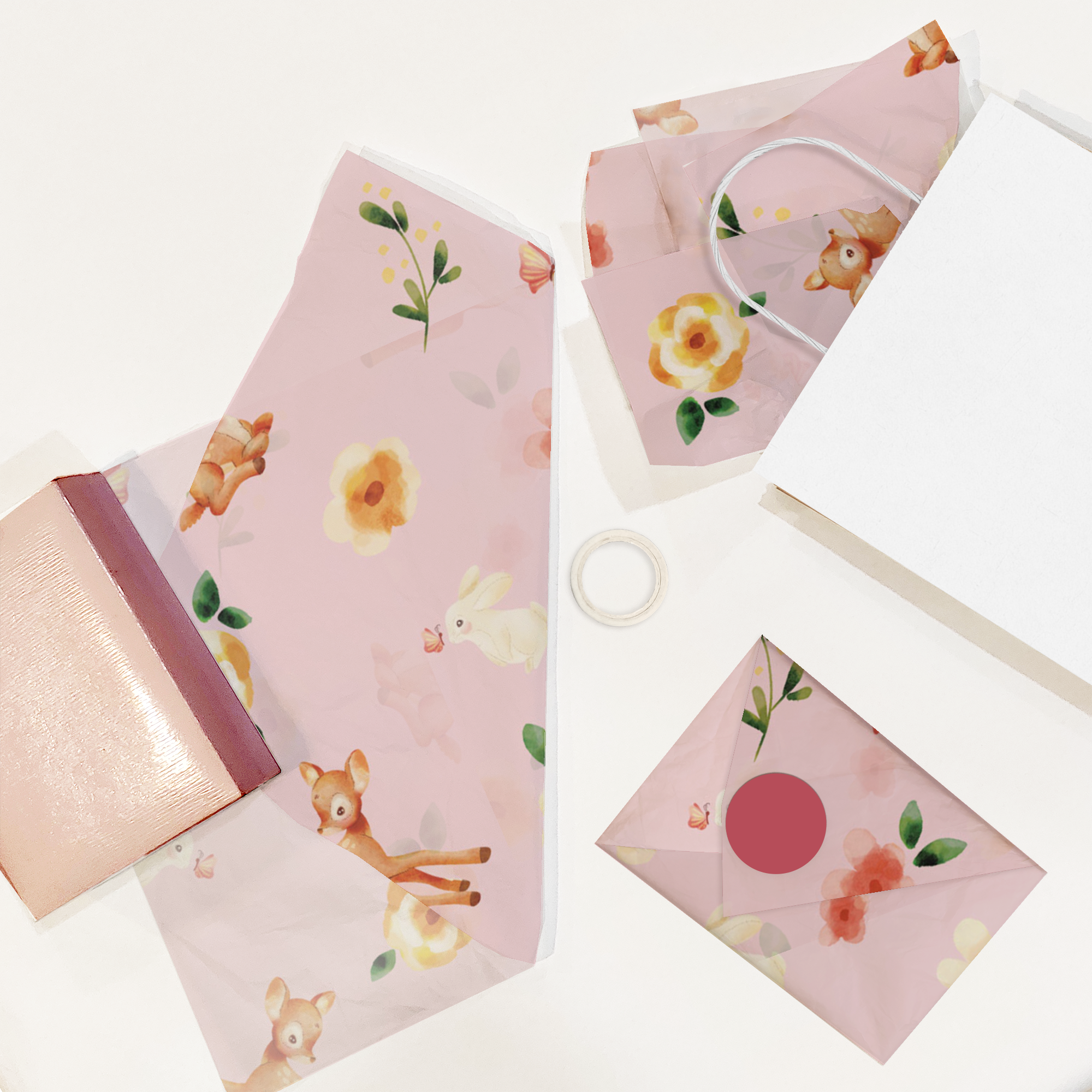 Bambi Deers 20x30 Tissue Paper – Gift Wrapping & Boutique Packaging