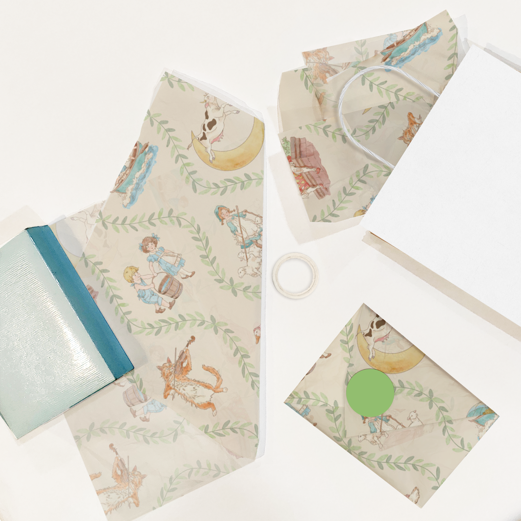 Nursery Rhymes 20x30 Tissue Paper – Gift Wrapping & Boutique Packaging