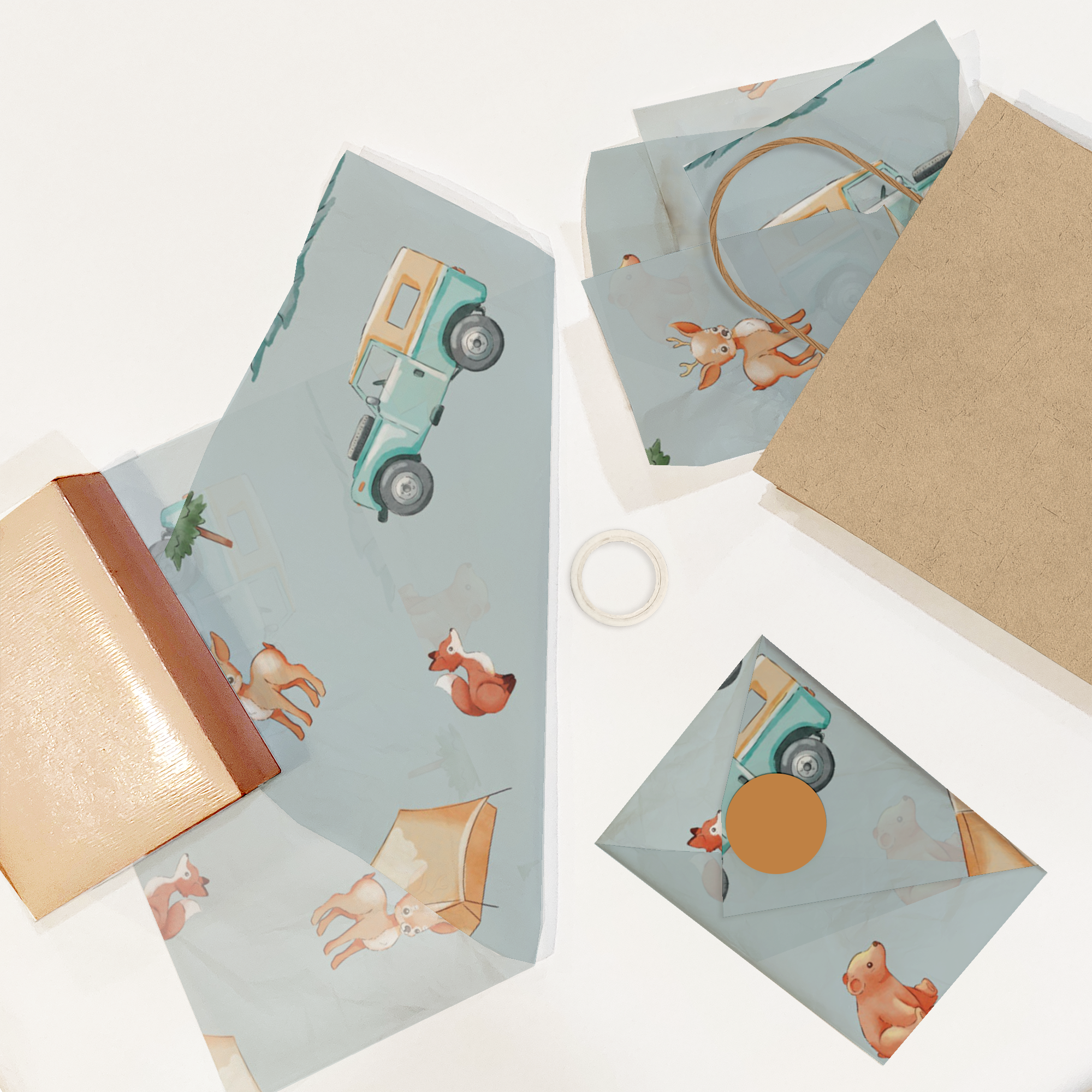 Camping 20x30 Tissue Paper – Gift Wrapping & Boutique Packaging