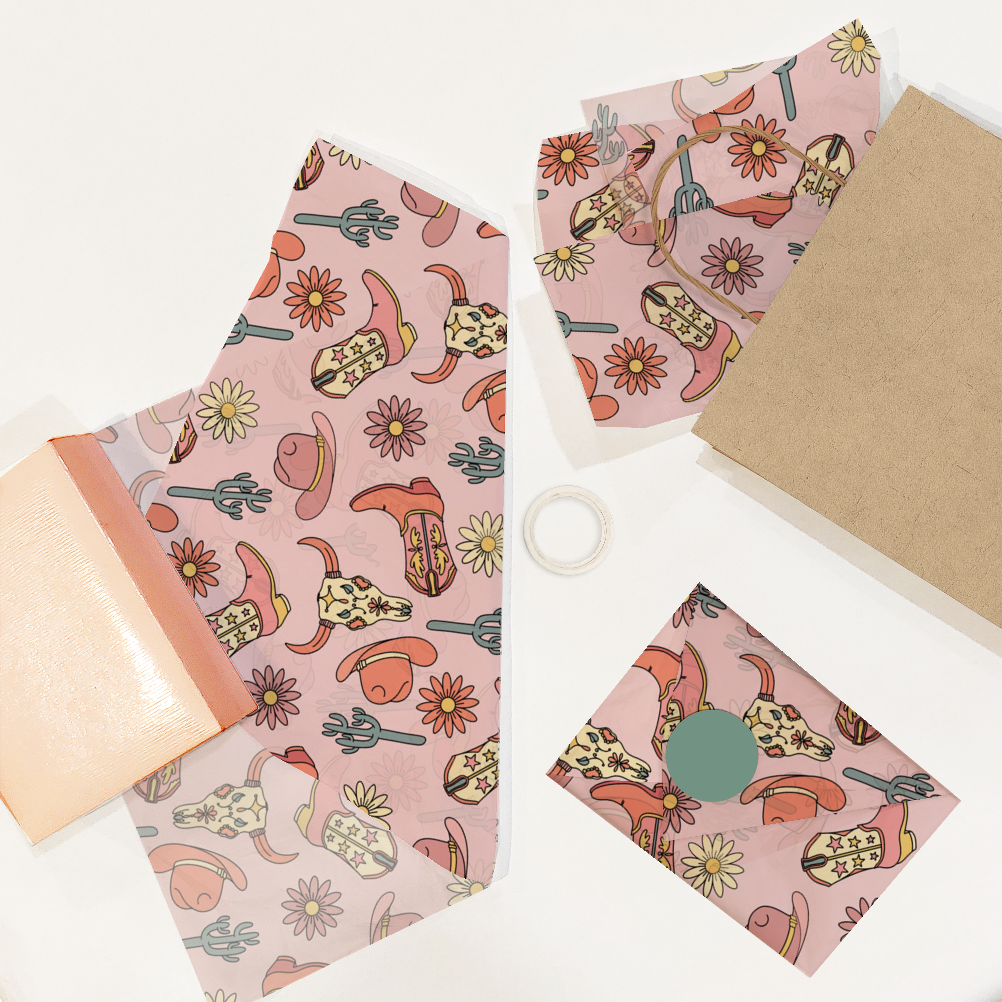 Cowboy Western 20x30 Tissue Paper – Gift Wrapping & Boutique Packaging