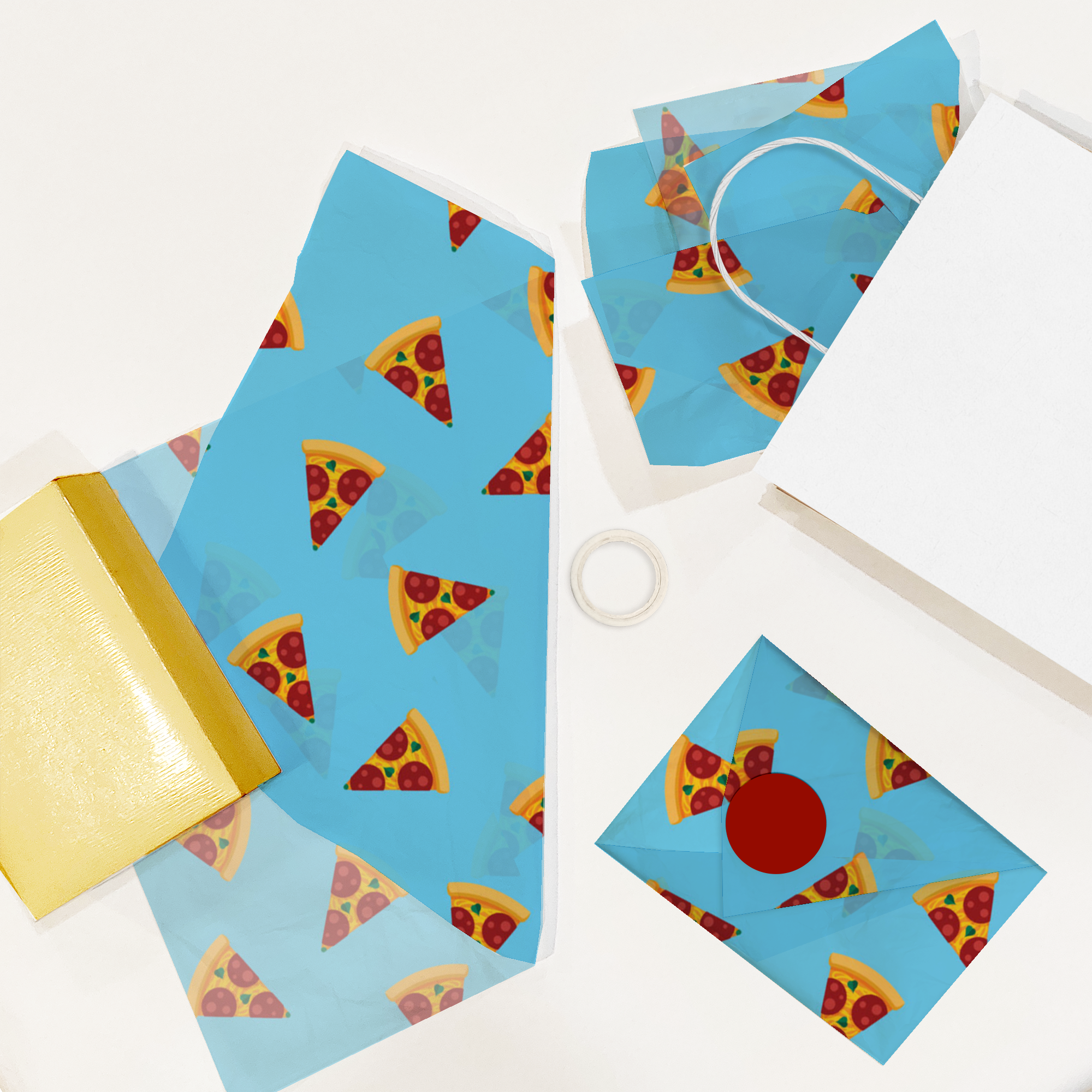 Pizza 20x30 Tissue Paper – Gift Wrapping & Boutique Packaging