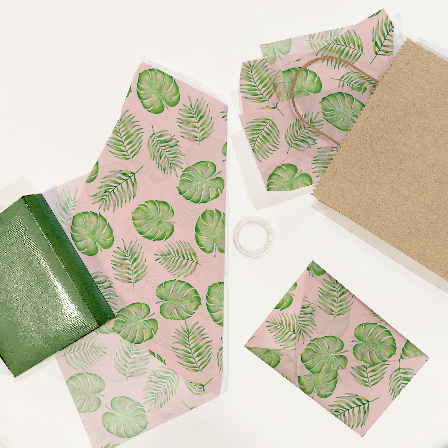 Palm Leaves 20x30 Tissue Paper – Gift Wrapping & Boutique Packaging