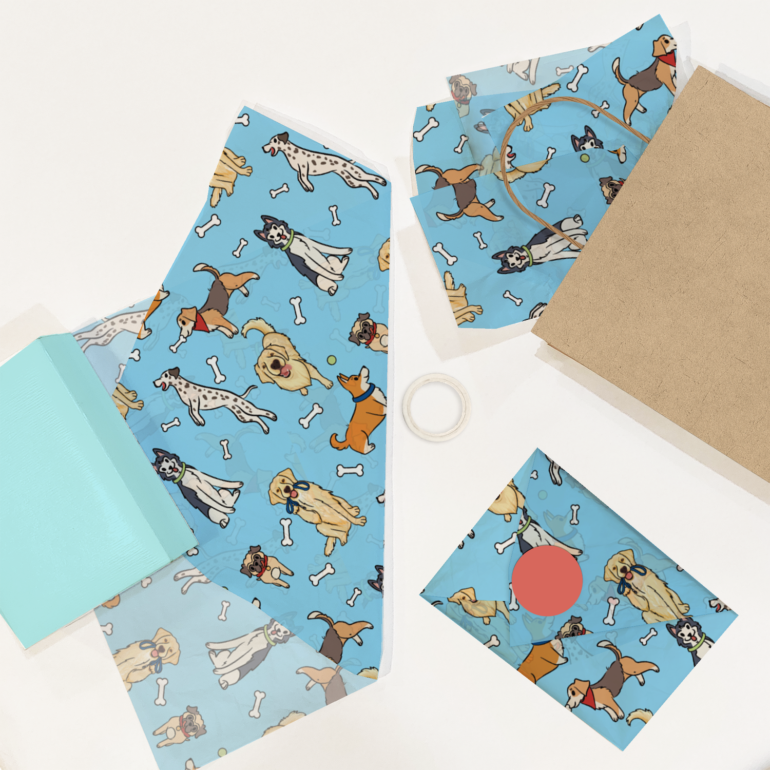 Dogs 20x30 Tissue Paper – Gift Wrapping & Boutique Packaging