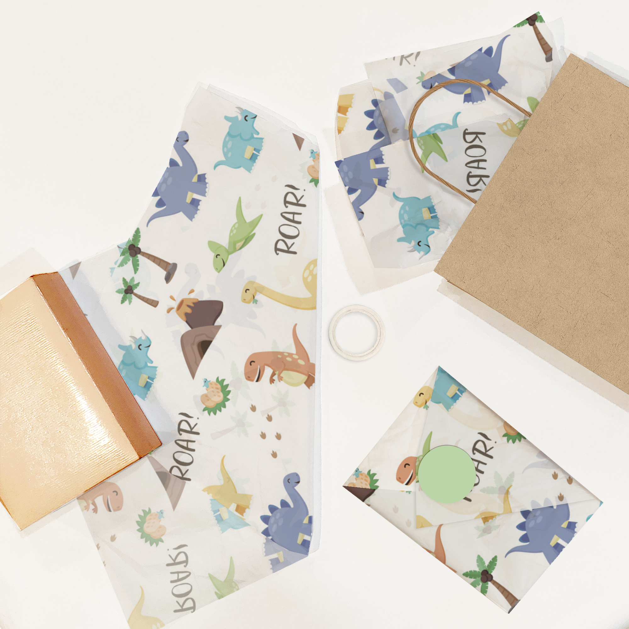 Dinosaur 20x30 Tissue Paper – Gift Wrapping & Boutique Packaging