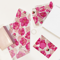 Pink Poppies 20x30 Tissue Paper – Gift Wrapping & Boutique Packaging