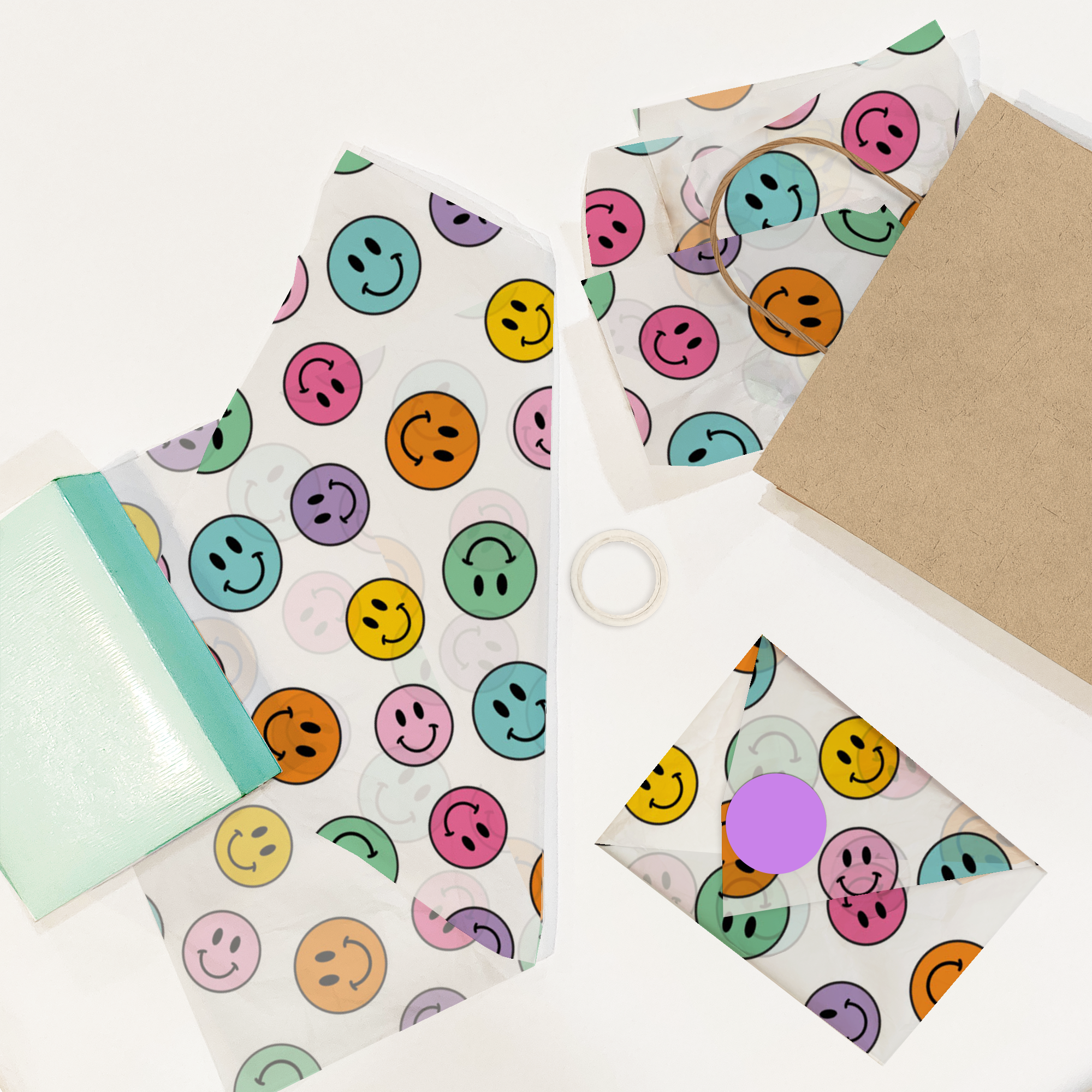 Smiley Faces Designer Tissue Paper for Gift Bags