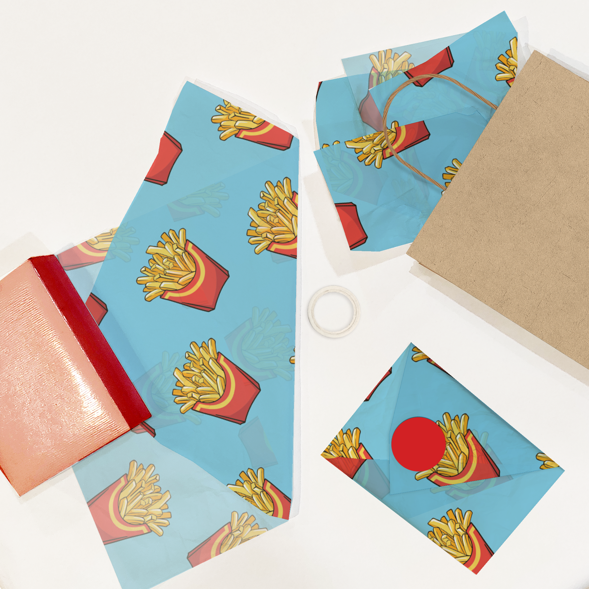 Fries 20x30 Tissue Paper – Gift Wrapping & Boutique Packaging