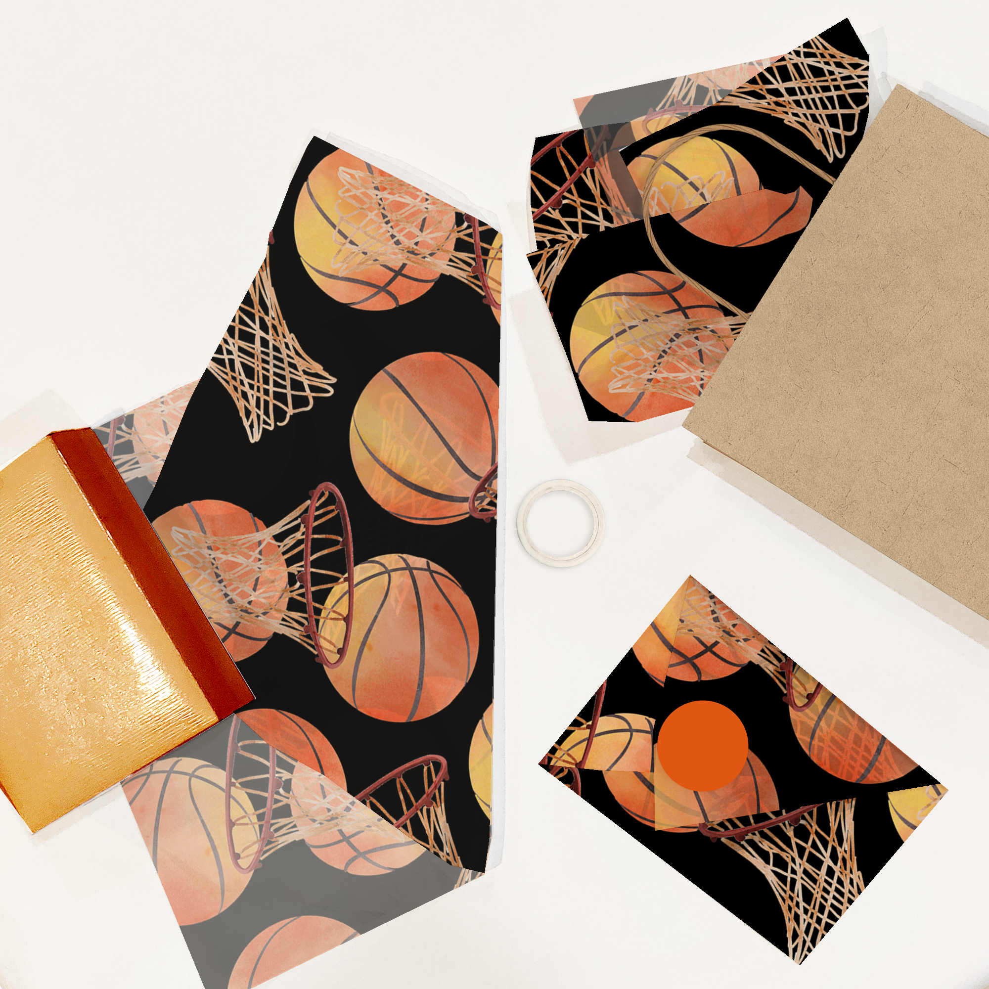 Basketball 20x30 Tissue Paper – Gift Wrapping & Boutique Packaging