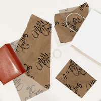 Merry Christmas Kraft 20x30 Tissue Paper – Gift Wrapping & Boutique Packaging