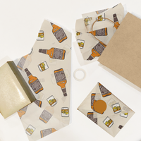 Whiskey Glass Tissue Paper – 20 x 30 Cocktail Gift Wrap Tissue Paper