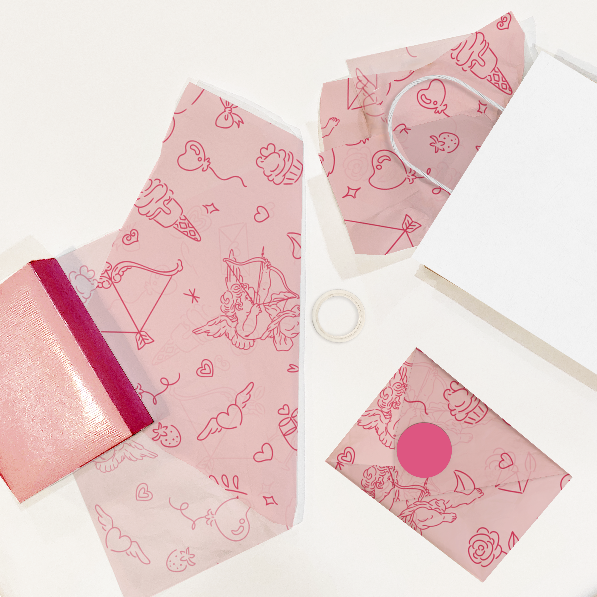 Valentine's Day Cupid 20x30 Tissue Paper – Gift Wrapping & Boutique Packaging