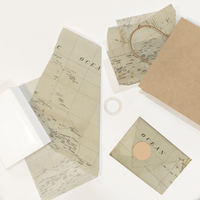 Map 20x30 Tissue Paper – Gift Wrapping & Boutique Packaging